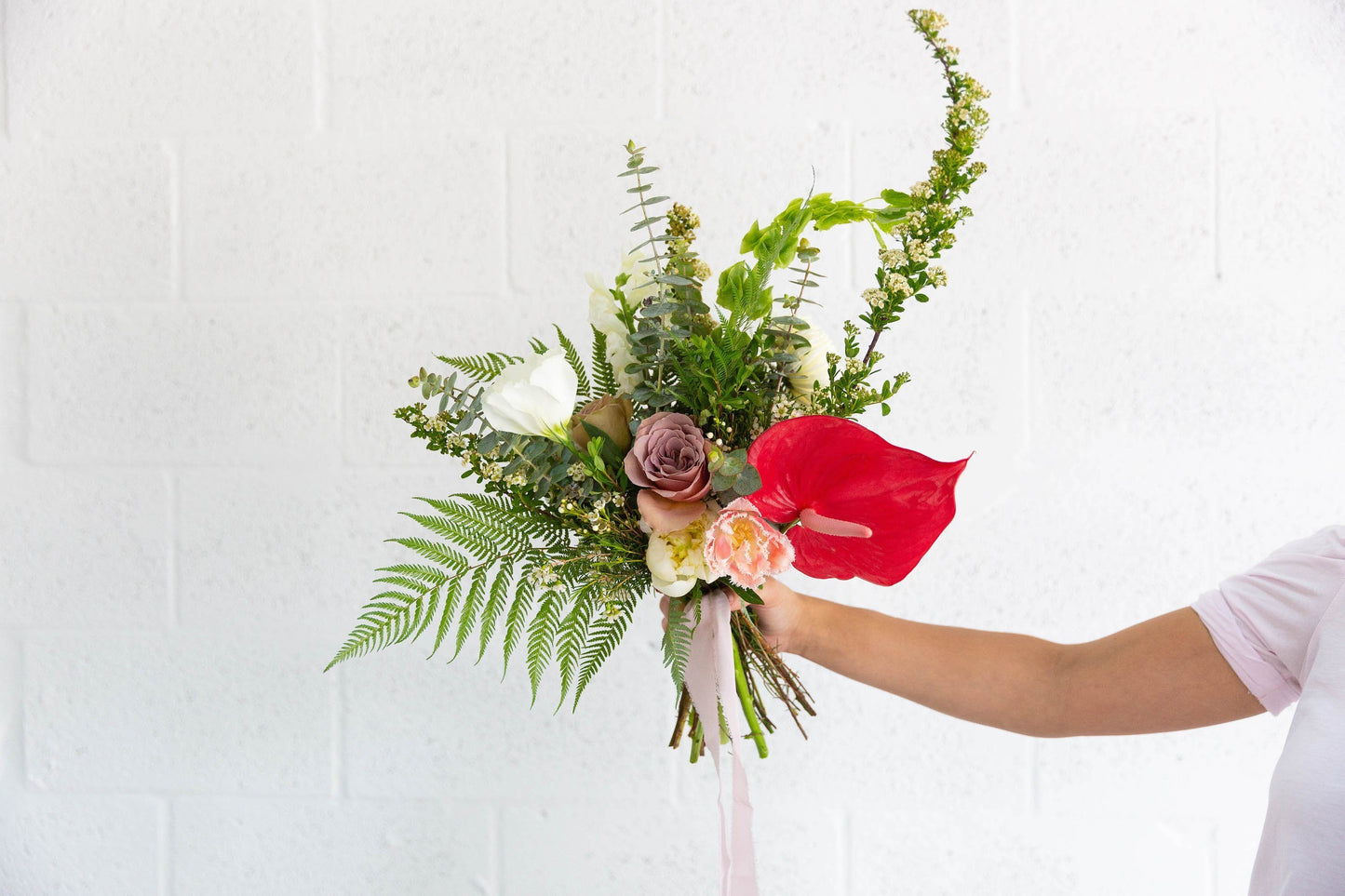 fresh flower bridal bouquet houseoflilac