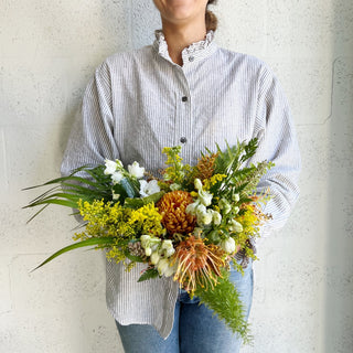 fresh flower bridesmaid bouquet - houseoflilac