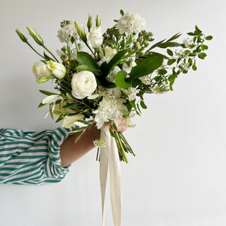 fresh flower bridesmaid bouquet - houseoflilac