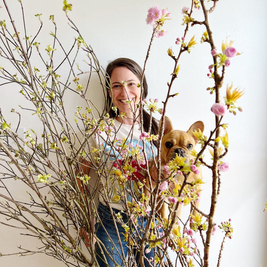 cherry blossom and dogwood branch (week of april 24 only) - houseoflilac