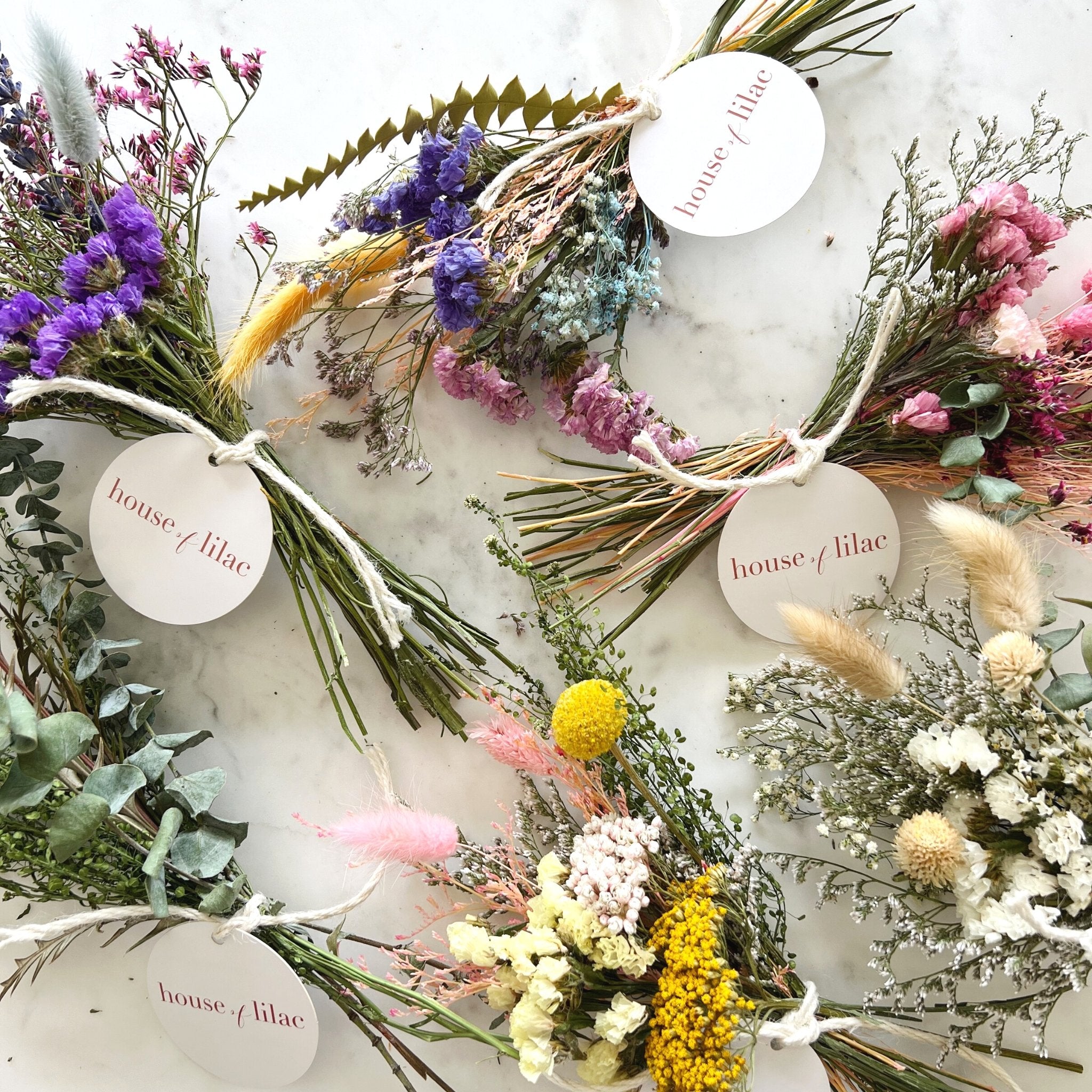 Mini Dried Flower Bouquet Idea For Winter Xmas Home - Temu