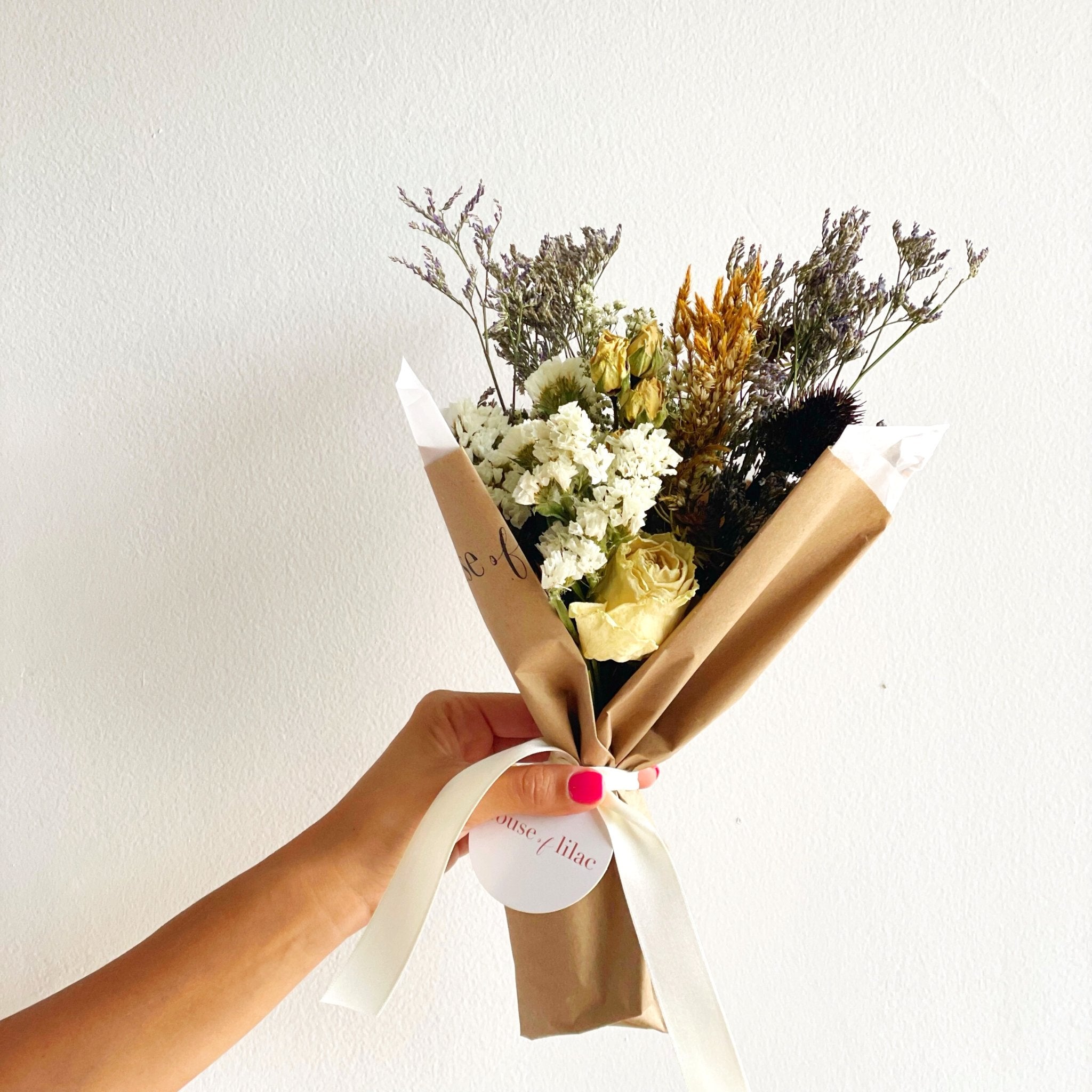 petit dried flower bouquet wrap – houseoflilac