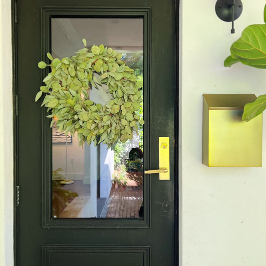 fresh eucalyptus wreath (1 week lead time) - houseoflilac