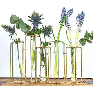 hinged glass bud vases - houseoflilac