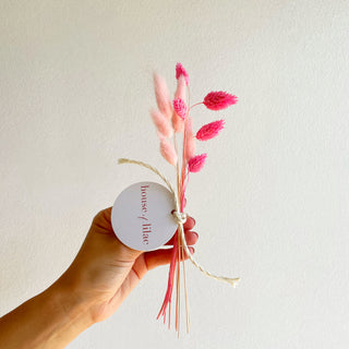 bunny tail grass dried flower bundle