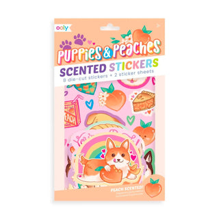 Puppies & Peaches Scented Stickers - houseoflilac