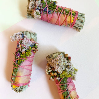 Wildflower + White Sage Smudge Wand - houseoflilac