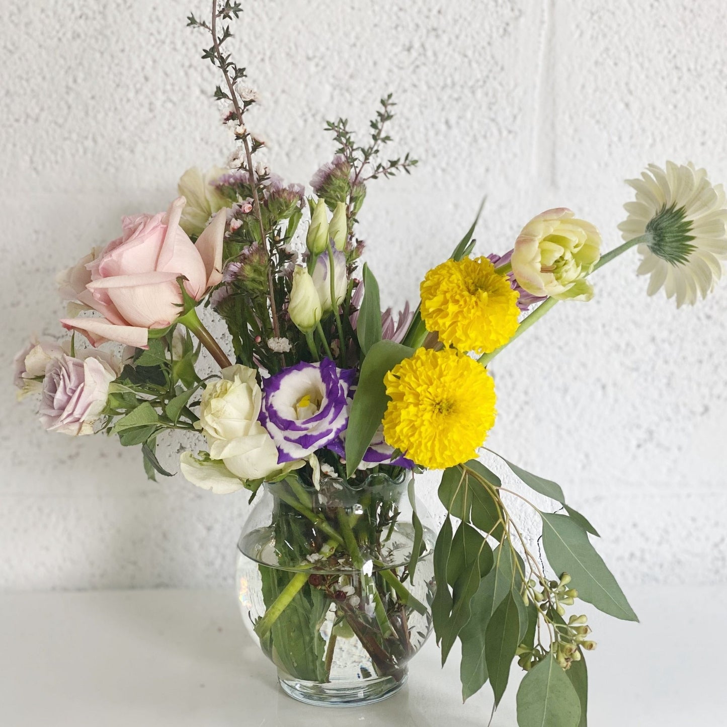 easter & passover small seasonal fresh flower arrangement