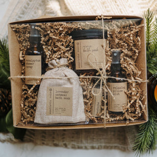 wellness + self care gift set