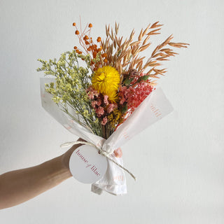 orange yellow large dried flower bundle - houseoflilac