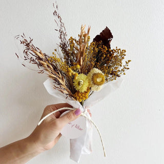 orange yellow large dried flower bundle - houseoflilac