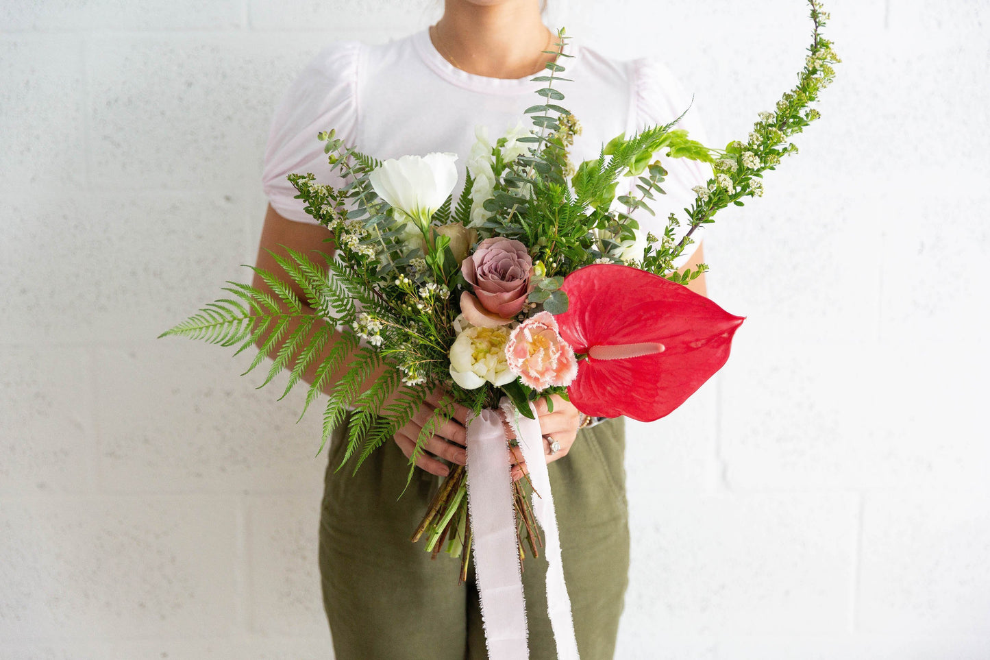 fresh flower bridal bouquetN houseoflilac